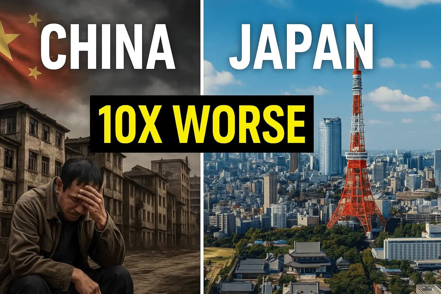 Japan Took 20 Years to Stagnate — China Might Explode in 5
