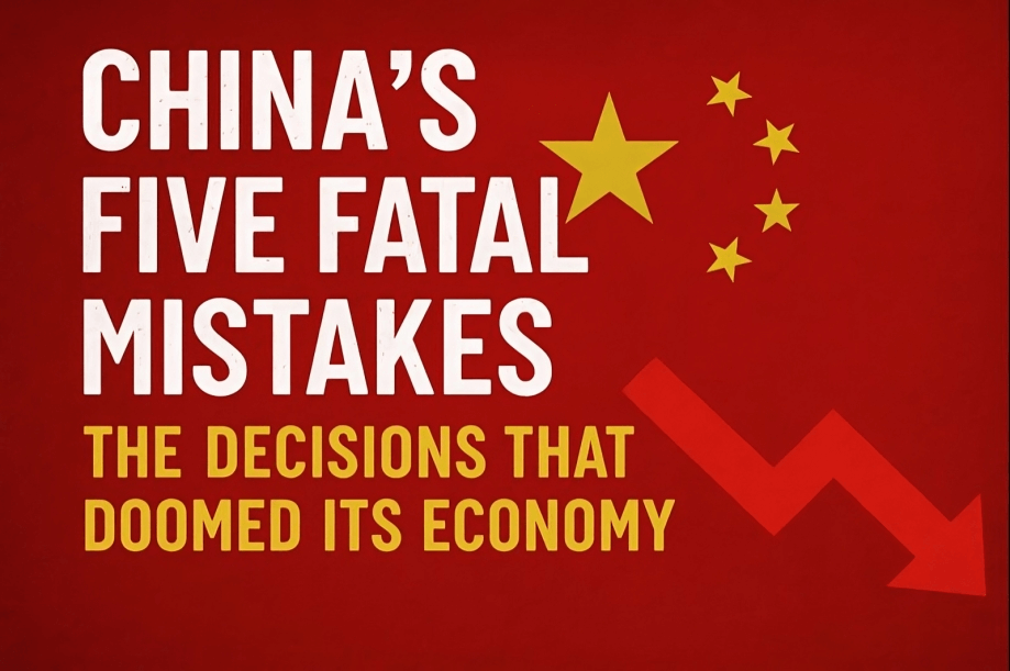 China’s Five Fatal Mistakes — The Decisions That Doomed Its Economy