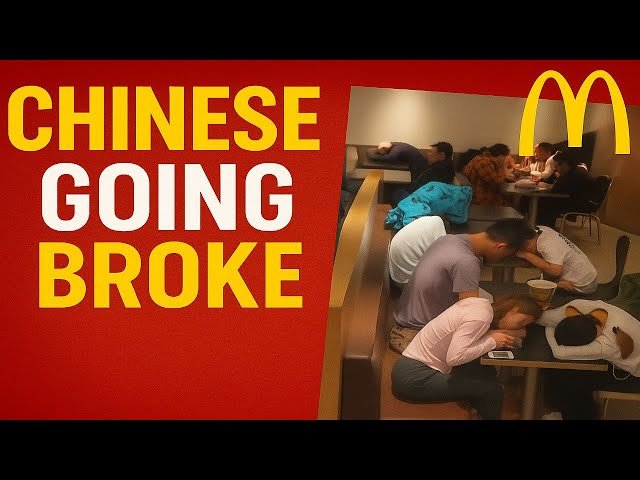 Chinese Tourists Are Sleeping In McDonald’s | Dark Side of China’s Consumption Collapse